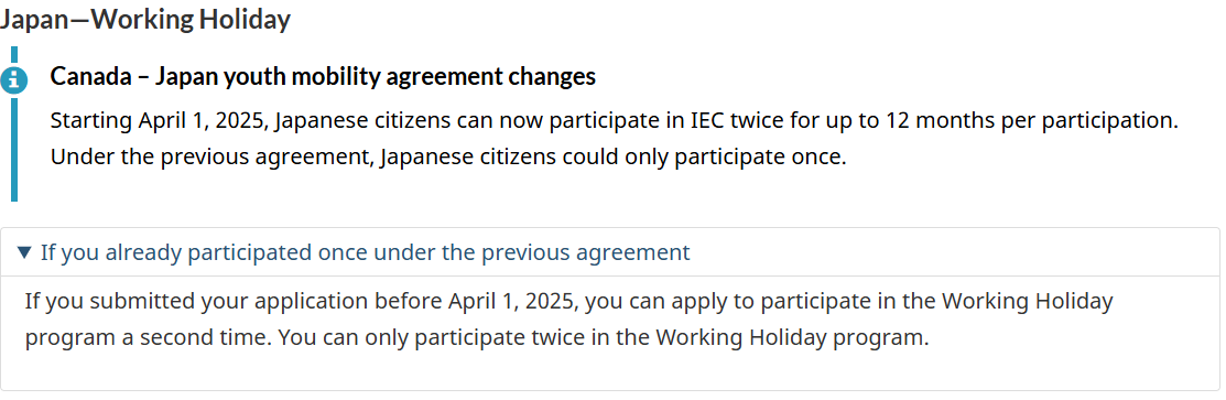 Japan Working Holiday